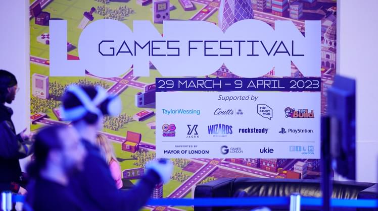 London Games Festival 2023 - image of a participant of the WASD Expo at the Festival