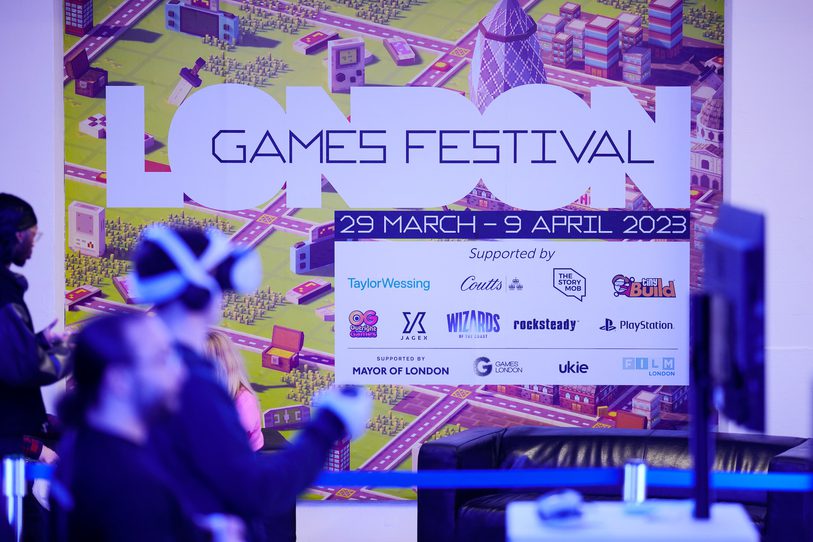 London Games Festival 2023 - image of a participant of the WASD Expo at the Festival