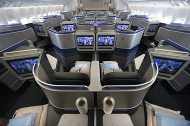 Polaris (business class) cabin interior