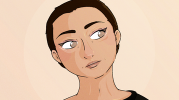 Drawing of Ell Twine, member of Film London's Equal Access Network