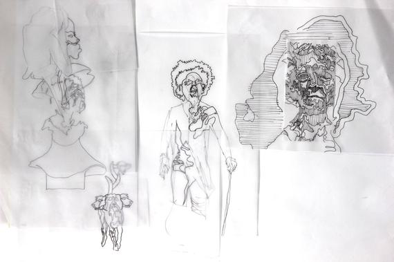 Work by artist-animator Ezra Myers