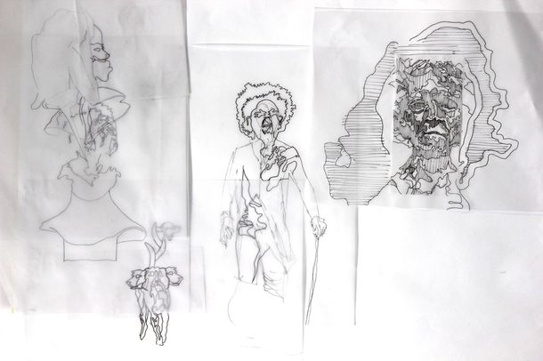 Work by artist-animator Ezra Myers