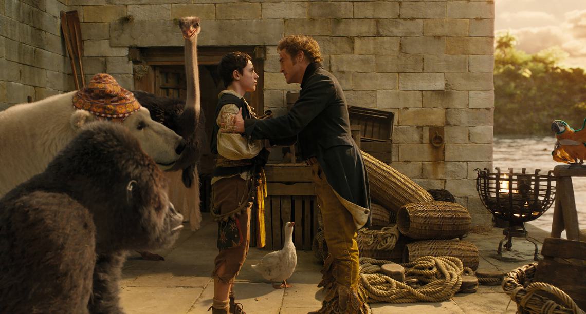Still of Dolittle, courtesy of Universal Pictures