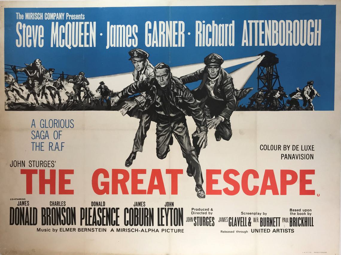 The Great Escape film poster, 1963
