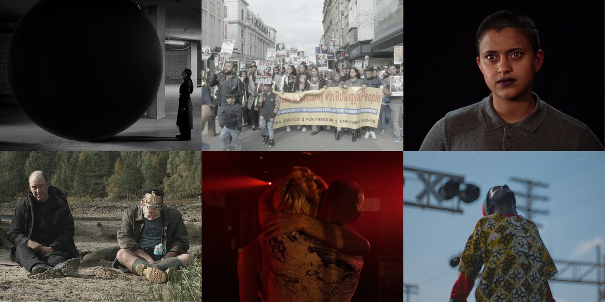 Selection of stills from Jarman Award films