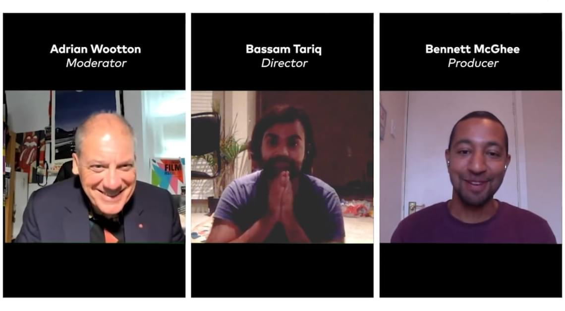 Adrian Wootton, Bassam Tariq and Bennett McGhee at the Film London Production Finance Market