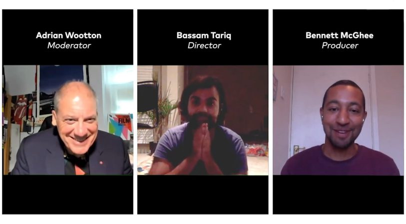 Adrian Wootton, Bassam Tariq and Bennett McGhee at the Film London Production Finance Market