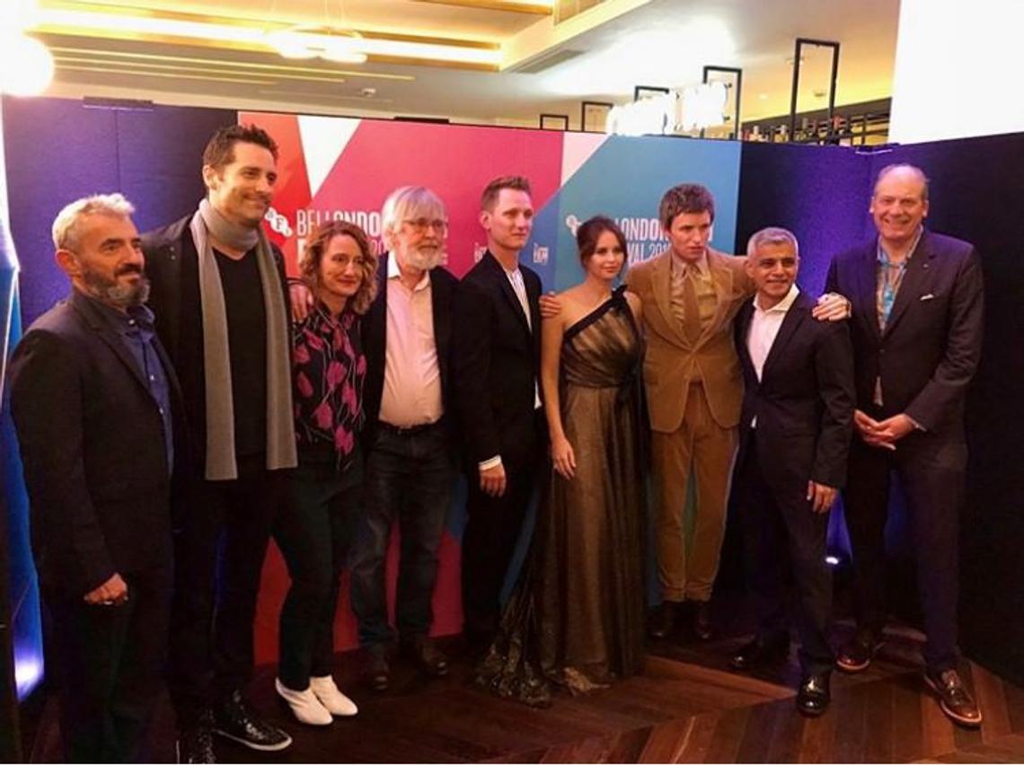 Cast of The Aeronauts at The Mayor of London's Gala, 63rd BFI London Film Festival 2019