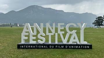 Annecy festival sign