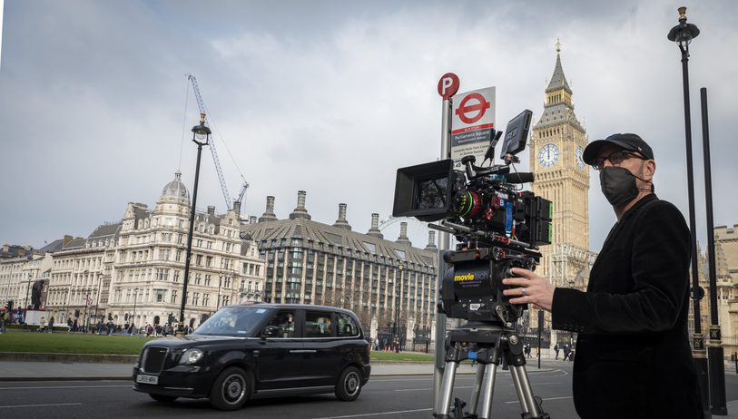 Director STEVEN SODERBERGH on the set of Warner Bros. Pictures musical comedy “MAGIC MIKE’S LAST DANCE,” a Warner Bros. Pictures release.